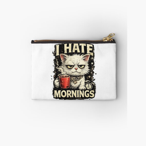Item preview, I Hate Mornings Grumpy Cat Coffee Shirt designed and sold by Cavalier-org.