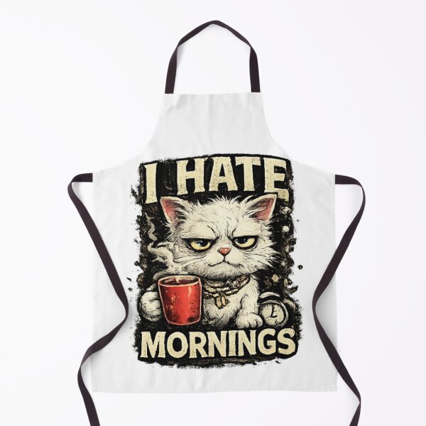 Item preview, I Hate Mornings Grumpy Cat Coffee Shirt designed and sold by Cavalier-org.