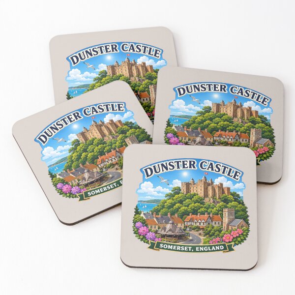 Item preview, Dunster Castle, Somerset, England designed and sold by Myra365Art.
