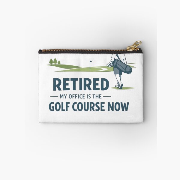 Item preview, Retired My Office Is The Golf Course Now Minimalist Elegant Navy Funny Retirement Gift designed and sold by Print Loft.