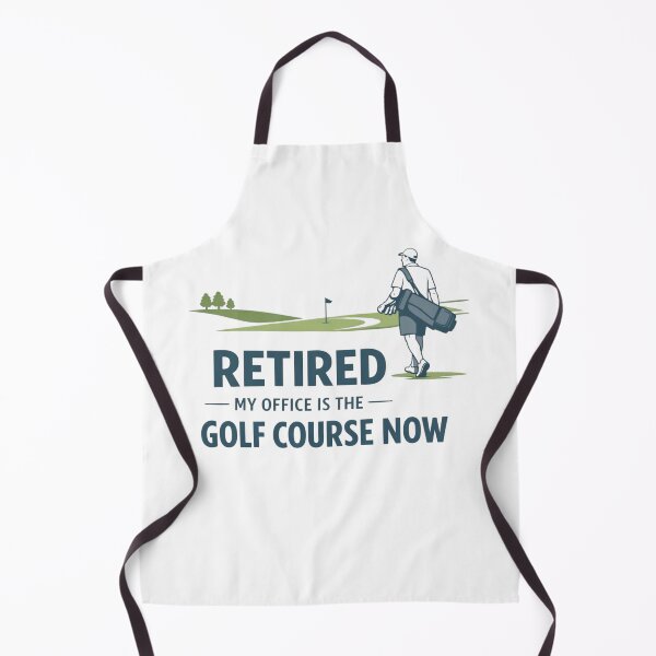 Item preview, Retired My Office Is The Golf Course Now Minimalist Elegant Navy Funny Retirement Gift designed and sold by Print Loft.