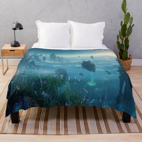 Item preview, Floating Shimmering Isles Fantasy Alien Landscape designed and sold by Luminous Wilds.