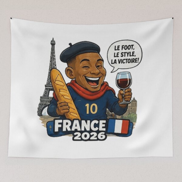 Item preview, France 2026 Soccer Fan Sticker designed and sold by syndia2209.