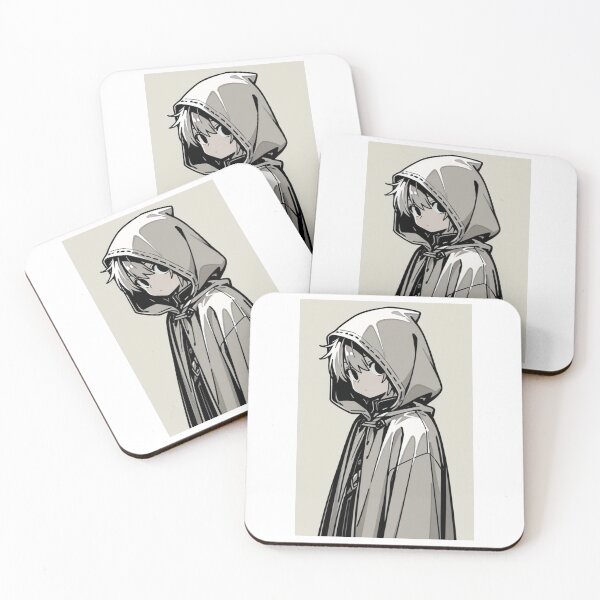 Item preview, Fashion - Man in Black Hooded Cloak Hidden Face Streetwear Anime Variant 2 designed and sold by AnimeShin.