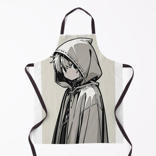 Item preview, Fashion - Man in Black Hooded Cloak Hidden Face Streetwear Anime Variant 2 designed and sold by AnimeShin.