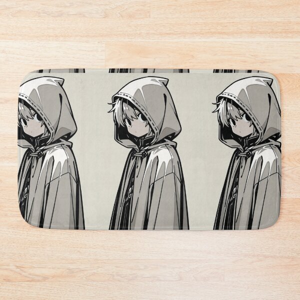 Item preview, Fashion - Man in Black Hooded Cloak Hidden Face Streetwear Anime Variant 2 designed and sold by AnimeShin.