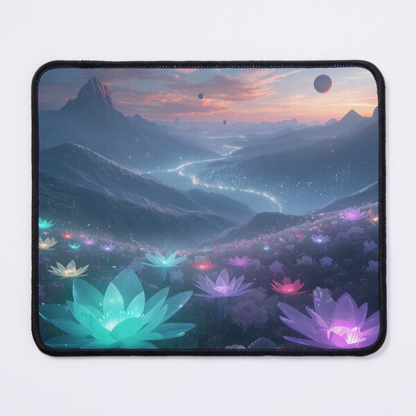 Item preview, Crystal Bloom Highlands Fantasy Landscape designed and sold by Luminous Wilds.