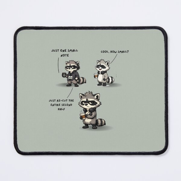 Item preview, Coffee, Notes & Deadlines / Editor Life Raccoon designed and sold by jkleditor.