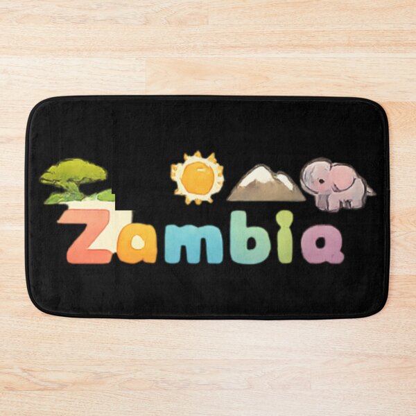 Item preview, Zambia cute elephant and sun designed and sold by DamioPolArt.