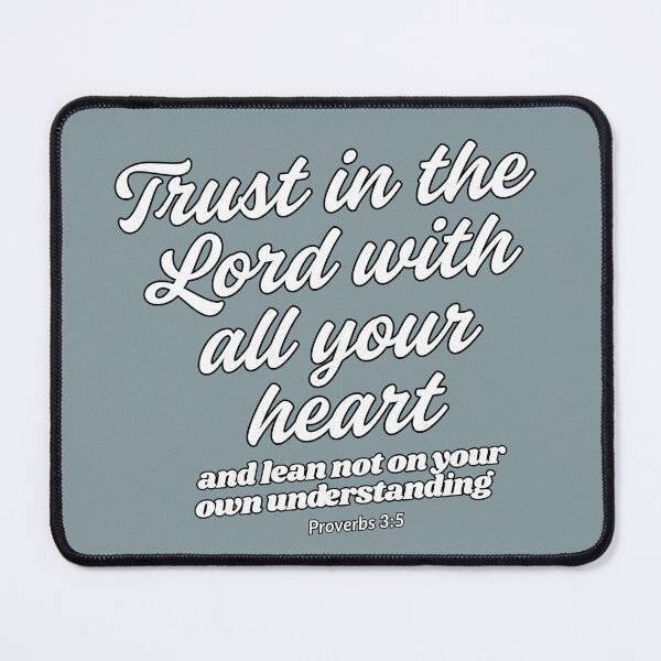 Item preview, Christian Faith Trust in the Lord Proverbs designed and sold by TheLampClothing.