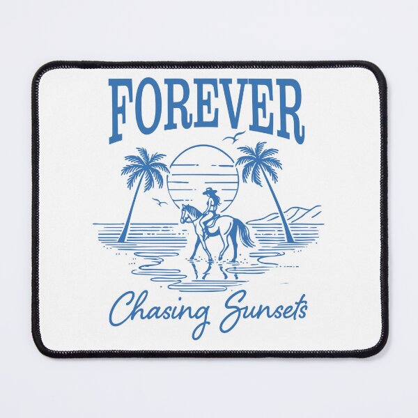 Item preview, Forever Chasing Sunsets – Cowgirl Horse Beach Sunset Design designed and sold by Canvas-Whispers.