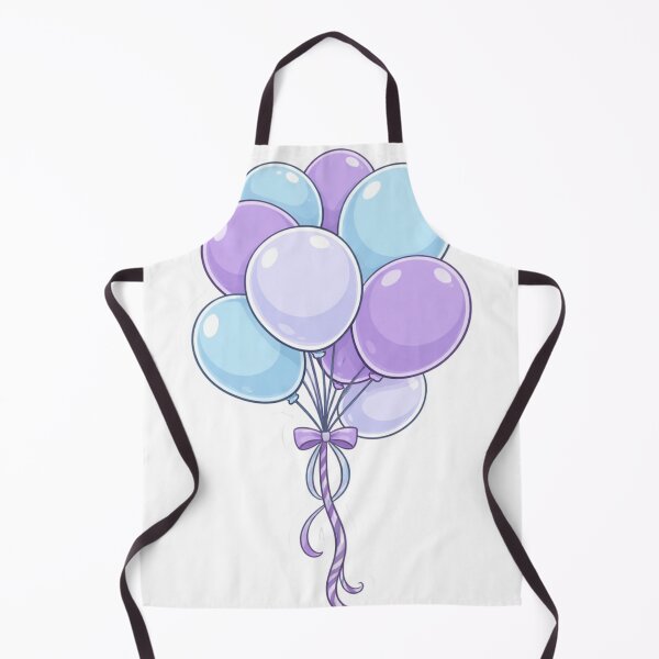Item preview, Pastel Purple and Blue Balloon Bunch – Aesthetic Party Celebration Art designed and sold by Sepia soul.