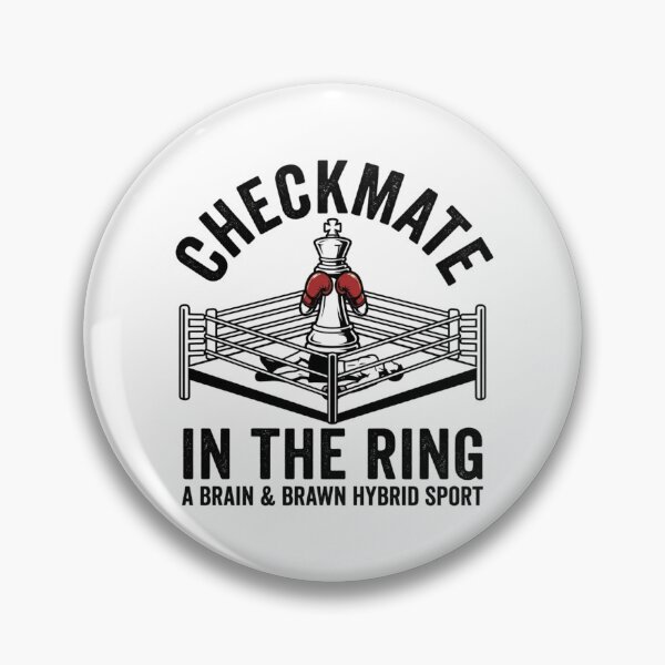 Item preview, Vintage Checkmate in the Ring Shirt - Chess Boxing Graphic designed and sold by _ZENTAY_.