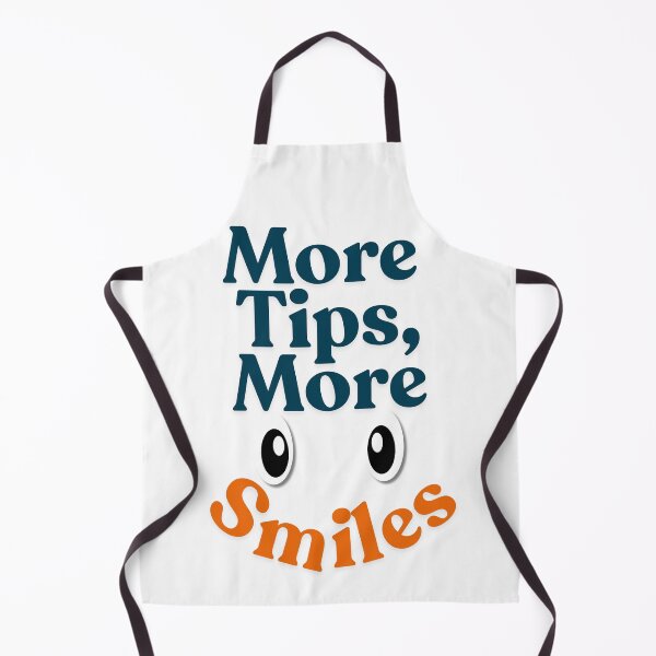 Item preview, More Tips, More Smiles – Funny Server Shirt designed and sold by lazulishop.