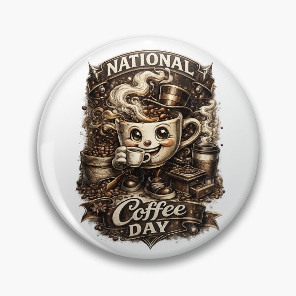 Item preview, National Coffee Day Vintage Coffee Lover designed and sold by Cavalier-org.