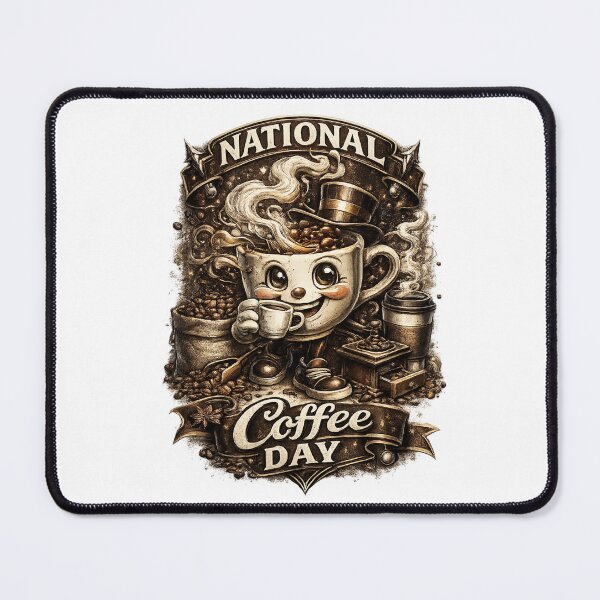 Item preview, National Coffee Day Vintage Coffee Lover designed and sold by Cavalier-org.