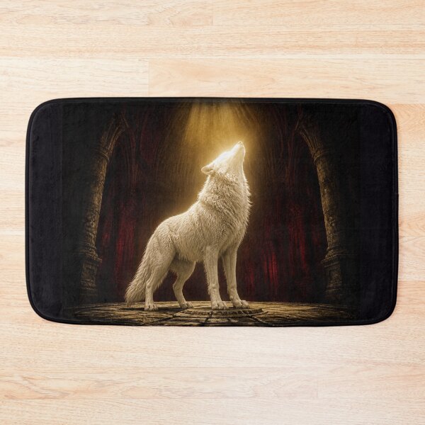 Item preview, Tota Apparet Full Revelation Gothic Wolf Dark Art Print designed and sold by GeoWhimsy Studio.