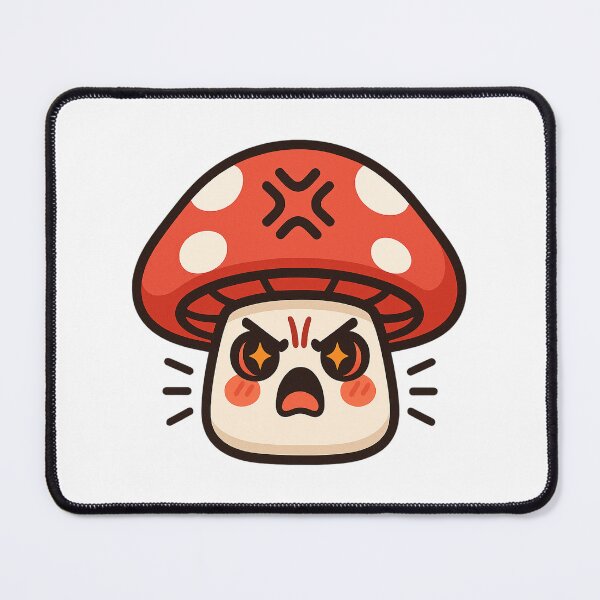 Item preview, Cute Angry Explosive Rage Mushroom designed and sold by Tom-Riley.