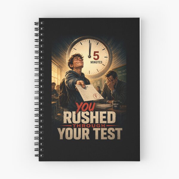 Item preview, You Rushed Through Your Test Funny School Exam Meme designed and sold by super-think.