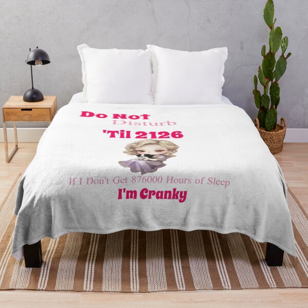 Item preview, If I Dont Get 876000 Hours Of Sleep Im Cranky Blonde Chibi designed and sold by ArtisticDesignsbyLinda.