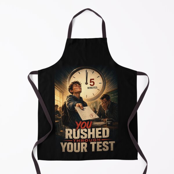 Item preview, You Rushed Through Your Test Funny School Exam Meme designed and sold by super-think.