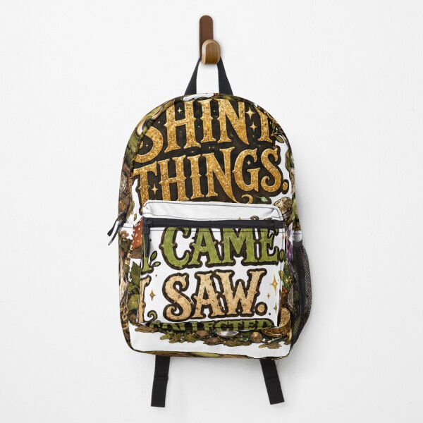 Item preview, I Came I Saw I Collected Shiny Things | Goblincore Fantasy designed and sold by Tinosshop.
