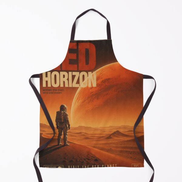 Item preview, Red Horizon – Retro Futuristic Space Travel Poster designed and sold by Watchyyy.