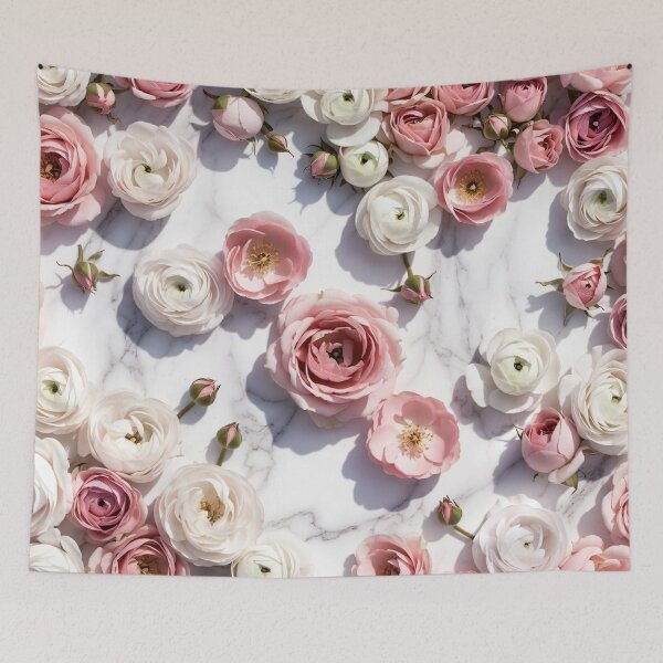 Item preview, Dense Pink Rose Marble Art designed and sold by IntelliMindDesigns.