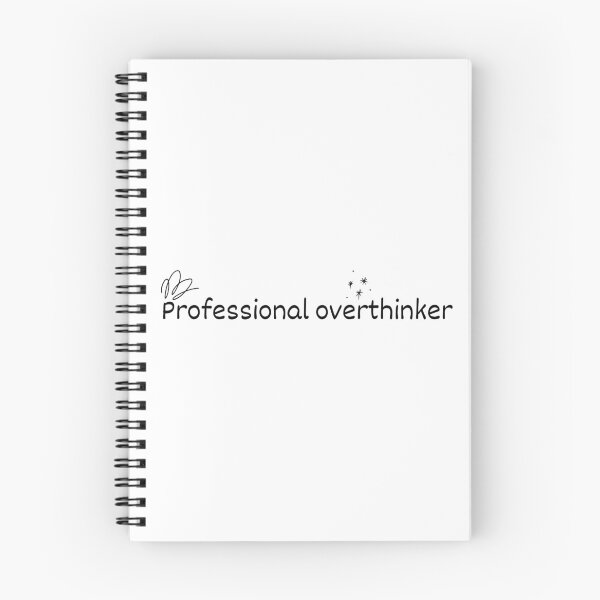 Item preview, Professional Overthinker Cute Minimalist Relatable Quote designed and sold by Rehnair.