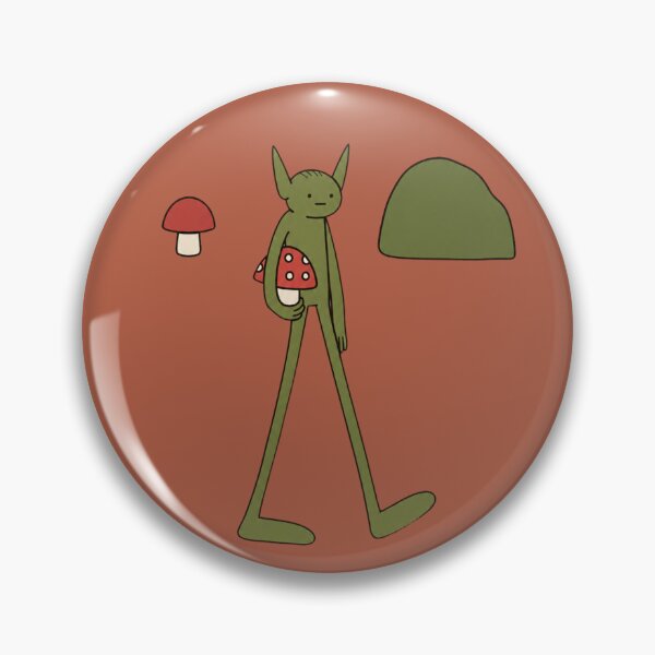 Item preview, Long Legged Forest Goblin with Red Mushroom designed and sold by bosamji.