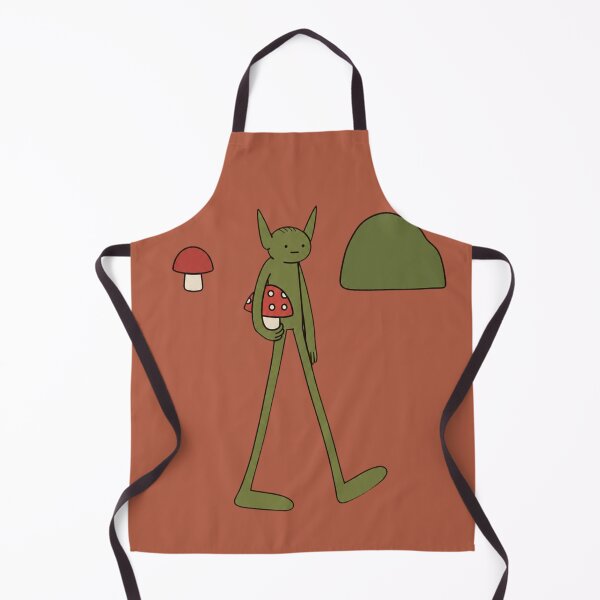 Item preview, Long Legged Forest Goblin with Red Mushroom designed and sold by bosamji.