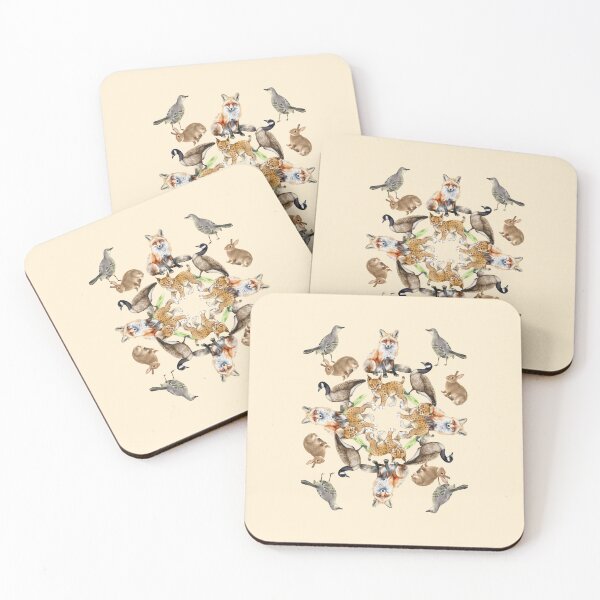 Item preview, Bobcat, Fox, & Goose Mandala Design designed and sold by Nene Bird Designs.