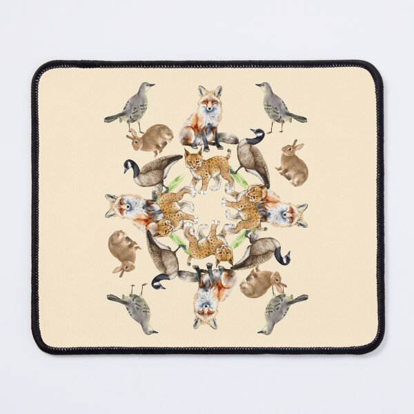 Item preview, Bobcat, Fox, & Goose Mandala Design designed and sold by Nene Bird Designs.
