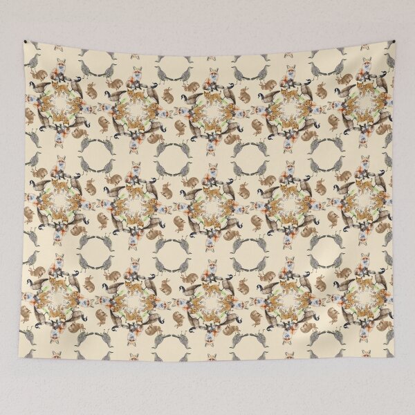 Item preview, Bobcat, Fox, & Goose Mandala Design designed and sold by Nene Bird Designs.