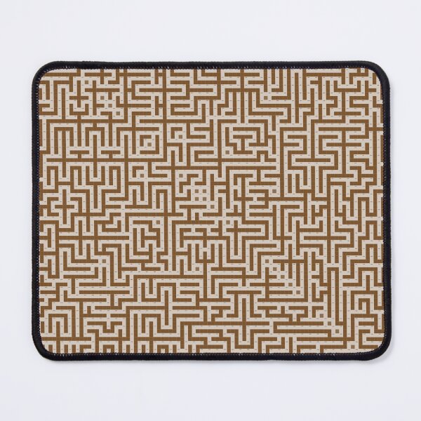 Item preview, Geometric Maze Accent Coffee Colour designed and sold by AnthonyXCool.