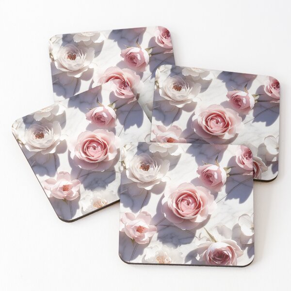 Item preview, Soft Pink Rose Marble Pattern designed and sold by IntelliMindDesigns.
