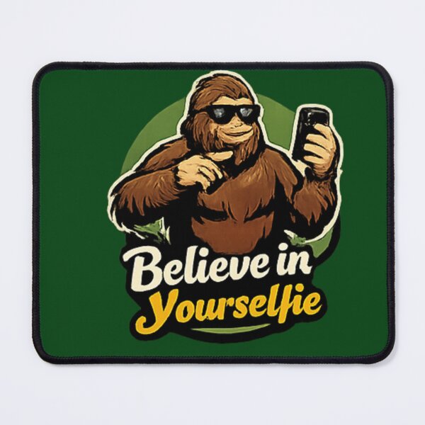 Item preview, Believe In Yourselfie – Funny Bigfoot Selfie Logo designed and sold by Log77.