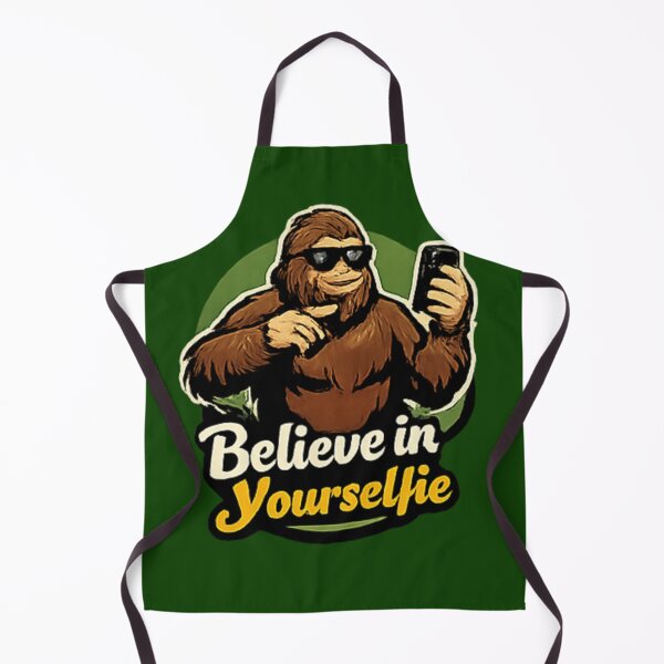 Item preview, Believe In Yourselfie – Funny Bigfoot Selfie Logo designed and sold by Log77.