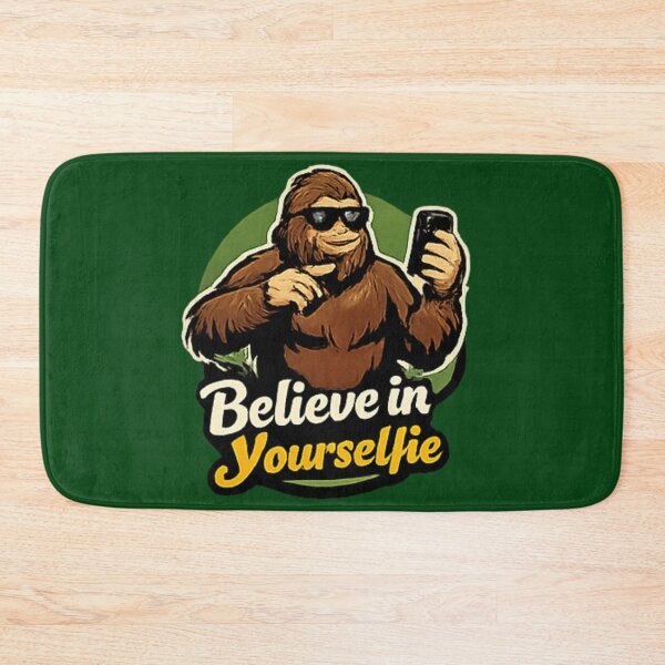 Item preview, Believe In Yourselfie – Funny Bigfoot Selfie Logo designed and sold by Log77.