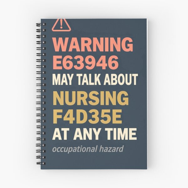 Item preview, Warning May Talk About Nursing At Any Time - Funny RN Nurse Life Gift 2026 designed and sold by Petringo.