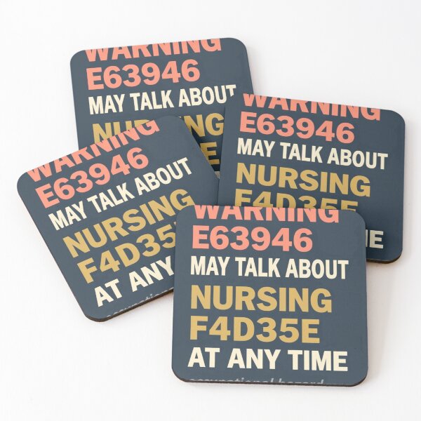 Item preview, Warning May Talk About Nursing At Any Time - Funny RN Nurse Life Gift 2026 designed and sold by Petringo.