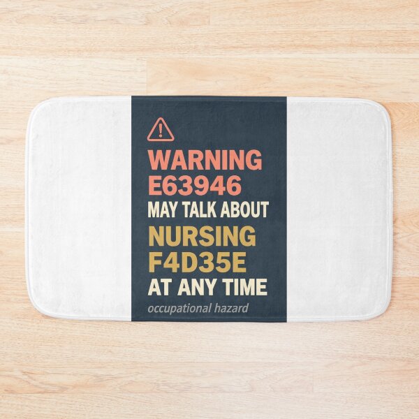 Item preview, Warning May Talk About Nursing At Any Time - Funny RN Nurse Life Gift 2026 designed and sold by Petringo.