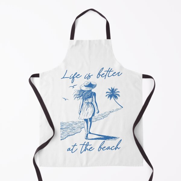 Item preview, Life is Better at the Beach – Beach Walk Girl Sun Hat Ocean Design designed and sold by Canvas-Whispers.