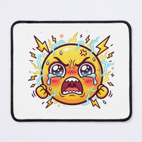 Item preview, Cute Angry Crying Explosive Rage Emoji designed and sold by Tom-Riley.