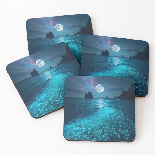 Item preview, Living Stars Ocean Fantasy Alien Landscape designed and sold by Luminous Wilds.