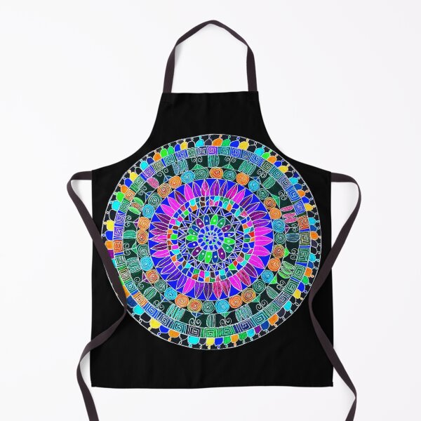 Item preview, Electric Glow Mandala designed and sold by Stitched Stories.