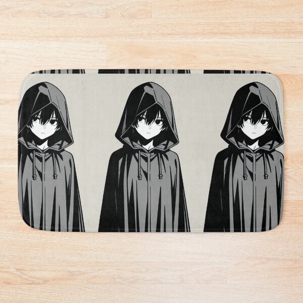 Item preview, Fashion - Man in Black Hooded Cloak Hidden Face Streetwear Anime Variant 5 designed and sold by AnimeShin.