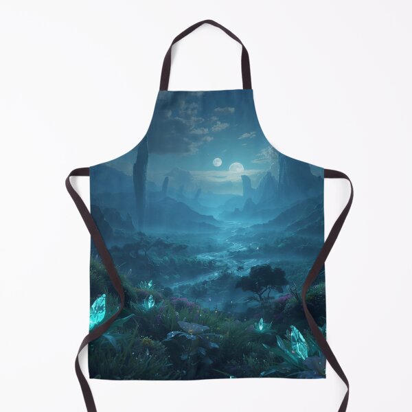 Item preview, Moonveil Valley Fantasy Alien Landscape designed and sold by Luminous Wilds.