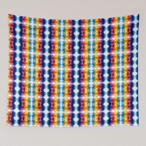 Item preview, Vibrant Tie-Dye Starburst And Rainbow Pattern designed and sold by igraphixart.
