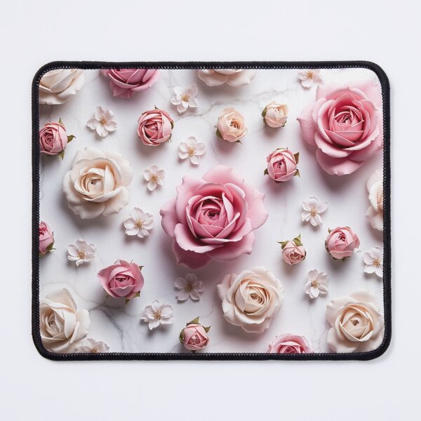 Item preview, Blush Pink Rose Marble Art Design designed and sold by IntelliMindDesigns.